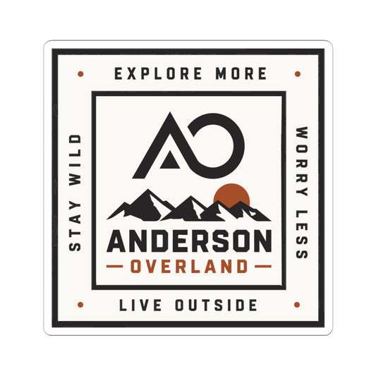 Square Logo Sticker