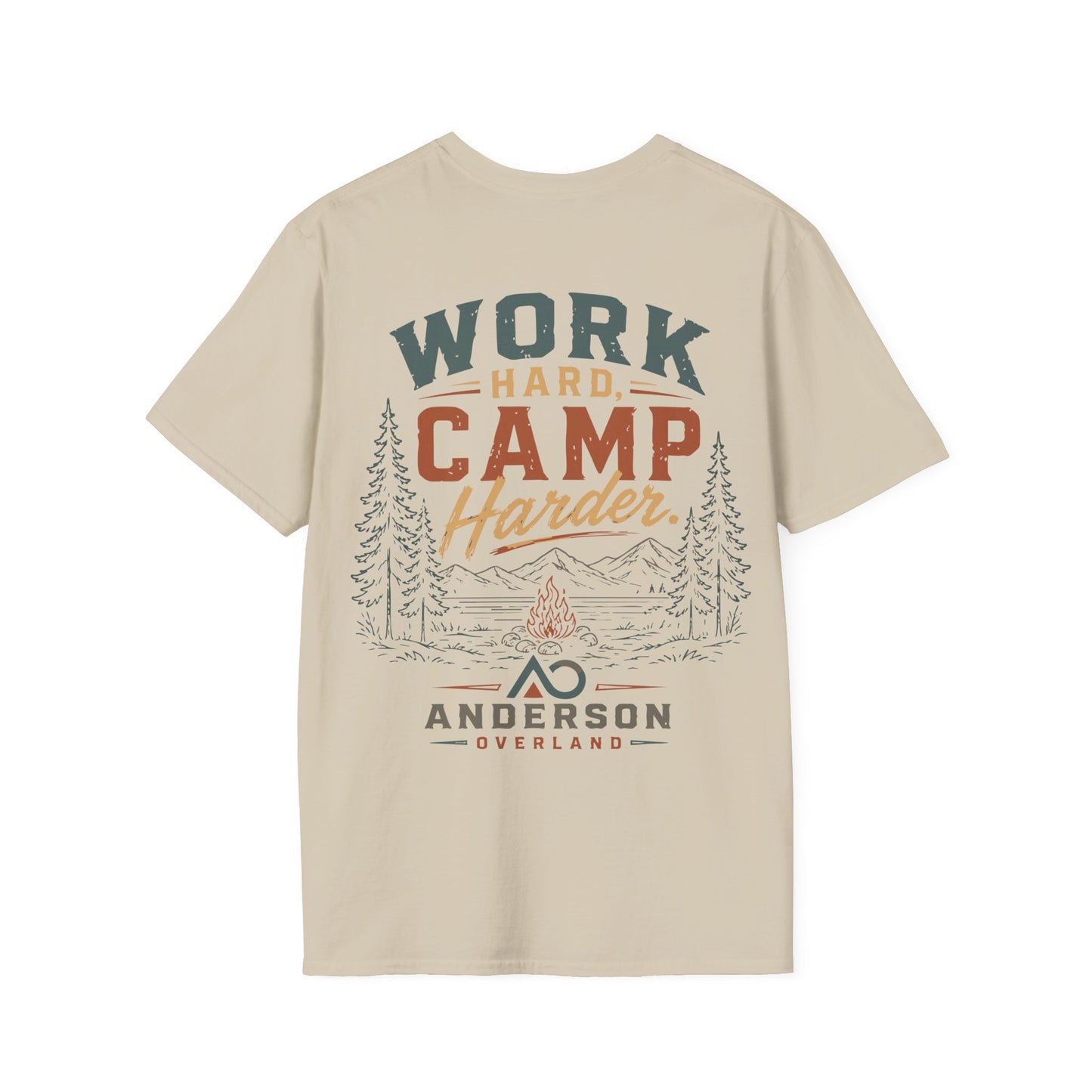 Work Hard, Camp Harder Unisex Shirt