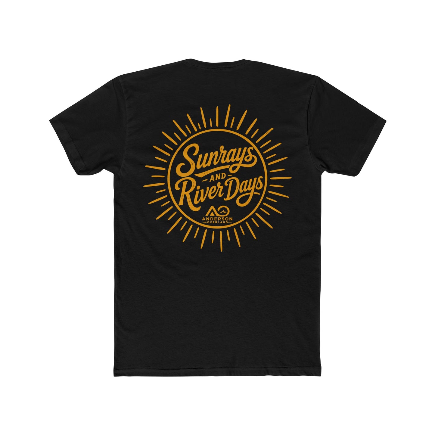 Sun Rays & River Days - Unisex Cotton Crew Tee