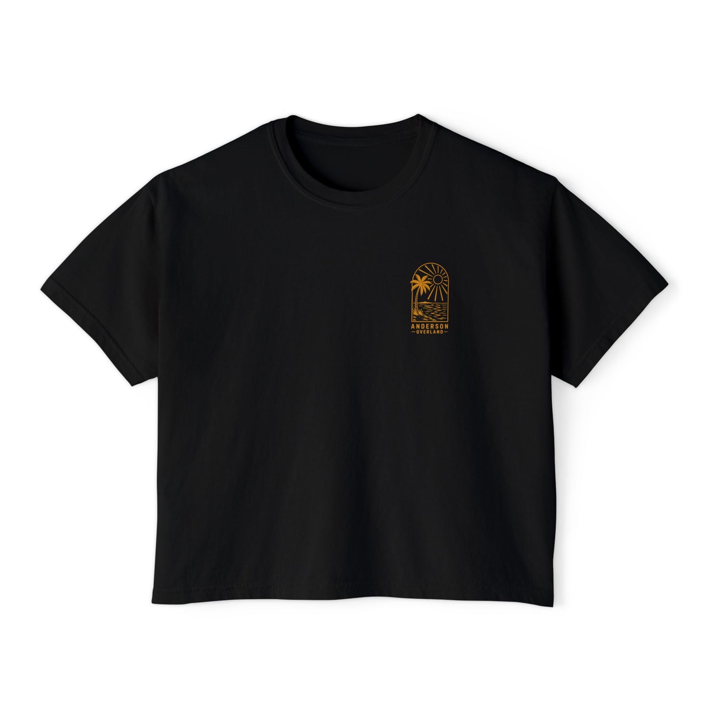 Women's Boxy Tee - Tan Line & Good Times
