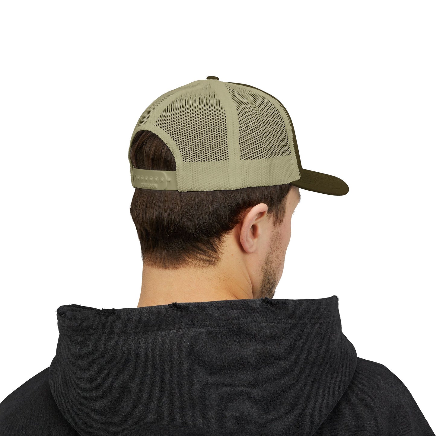 Anderson Overland Trucker Cap — Embroidered Snapback Hat