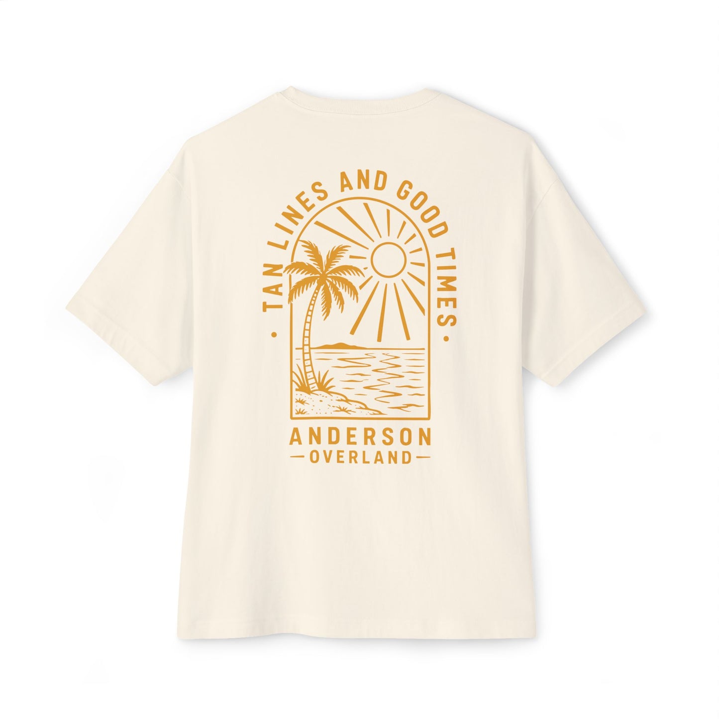Tan Lines & Good Times Unisex Boxy Shirt