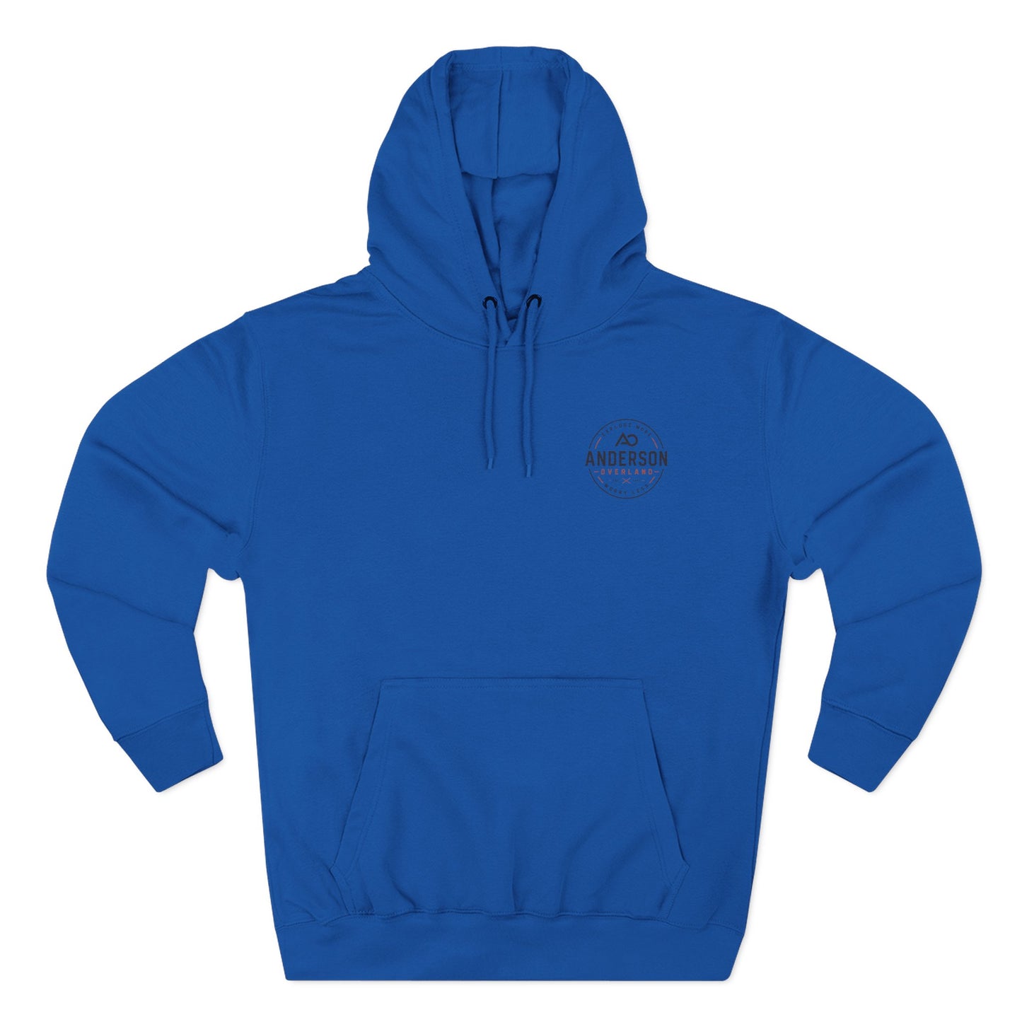 Fleece Hoodie Outdoor Anderson Overland Logo